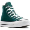 Converse Chuck Taylor All Star Lift High Top Platform Sneaker In Green