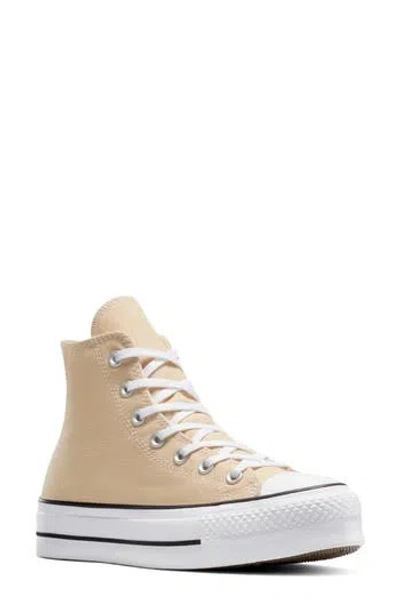 Converse Chuck Taylor All Star Lift High Top Platform Sneaker In Brown