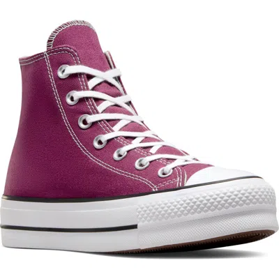 Converse Chuck Taylor All Star Lift Sneaker In Legend Berry/white/black