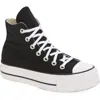 Converse Chuck Taylor® All Star® Lift High Top Platform Sneaker In Black