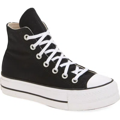 Converse Chuck Taylor® All Star® Lift High Top Platform Sneaker In Black