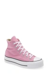 Converse Chuck Taylor® All Star® Lift High Top Platform Sneaker In Pink
