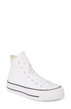 Converse Chuck Taylor® All Star® Lift High Top Platform Sneaker In White/black/white