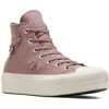 Converse Chuck Taylor® All Star® Lift High Top Sneaker In Bite The Dust/pure Pumice