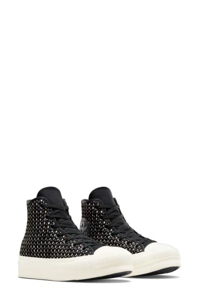 Converse Chuck Taylor® All Star® Lift High Top Sneaker In Black/egret/black