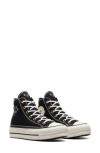 Converse Chuck Taylor® All Star® Lift High Top Sneaker In Black/egret/gold