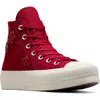 Converse Chuck Taylor® All Star® Lift High Top Sneaker In Days Ahead/egret/days Ahead