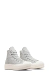 Converse Chuck Taylor® All Star® Lift High Top Sneaker In Fossilized/ Egret/ Fossilized