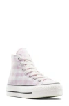Converse Chuck Taylor® All Star® Lift High Top Sneaker In White/summit Pink/egret