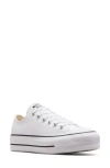 CONVERSE CHUCK TAYLOR® ALL STAR® LIFT LOW TOP LEATHER SNEAKER
