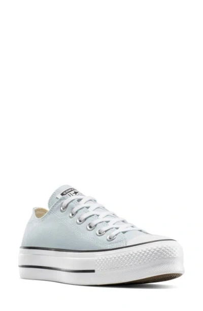 Converse Chuck Taylor All Star Lift Low Top Platform Sneaker In Black/egret