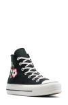 Converse Chuck Taylor All Star Lift Plaid Floral High Top Platform Sneaker In Multi