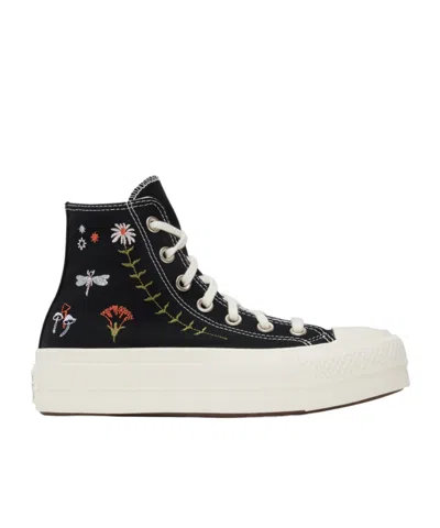 Converse Chuck Taylor All Star Lift Platform Enchanted Garden High-top Trainers In White