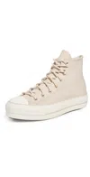 Converse Chuck Taylor All Star Lift Platform Glam Sneakers Light Dune/egret In Neutral
