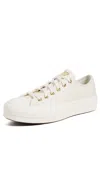 Converse Chuck Taylor All Star Lift Platform Gold Sneakers Egret/gold In Egret/gold