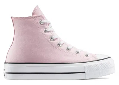 Pre-owned Converse Chuck Taylor All Star Lift Platform Hi (women's) Sneakers In Sugar Berry/white/black In Multi