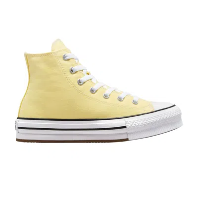 Pre-owned Converse Chuck Taylor All Star Lift Platform High Gs 'soft Sunshine' | Yellow | Kid's Size 6