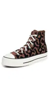 Converse Chuck Taylor All Star Lift Platform Sneakers In Bear Nap/black/egret