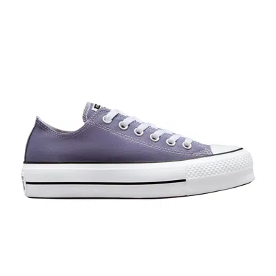 Pre-owned Converse Chuck Taylor All Star Lift Platform Low 'slate Lilac' In Purple
