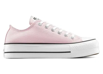 Pre-owned Converse Chuck Taylor All Star Lift Platform Low (women's) Sneakers In Sugar Berry/white/black In Multi