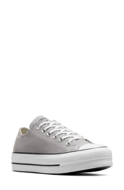 Converse Chuck Taylor® All Star® Lift Platform Oxford Trainer In Totally Neutral/ White/ Black