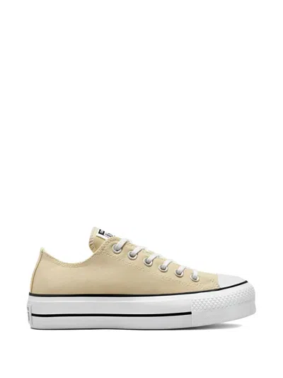 Converse Chuck Taylor All Star Lift Platform Sneakers In Neutral