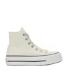 Converse Chuck Taylor All Star Lift Platform Sole Casual Trainers In White