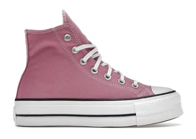 Pre-owned Converse Chuck Taylor All Star Lift Platform (women's) Sneakers In Magic Flamingo/white/black
