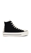 Converse Chuck Taylor All Star Lift Sneaker In Black & Egret