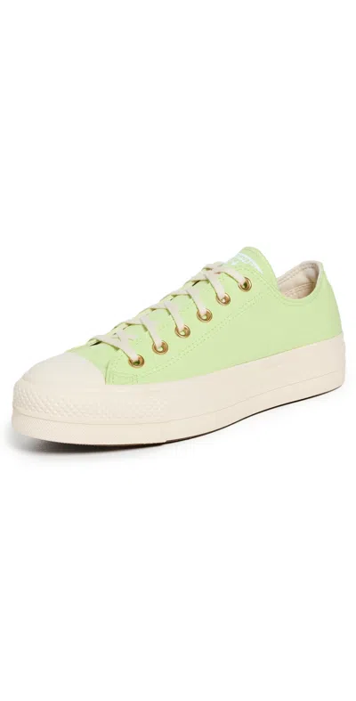 Converse Chuck Taylor All Star Lift Sneakers Citron This/natural Ivory/natu