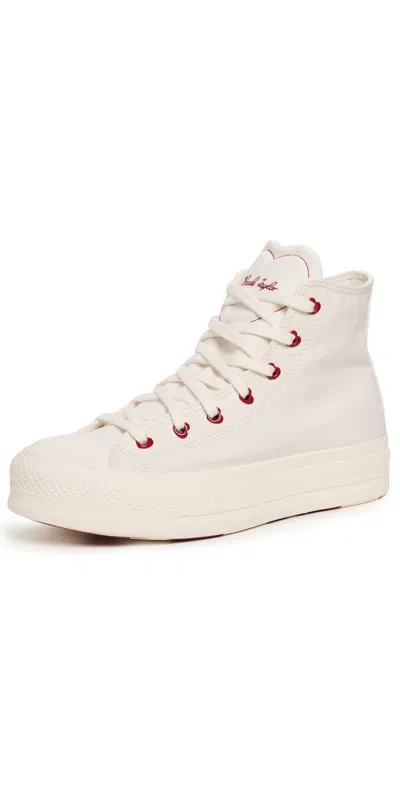 Converse Chuck Taylor All Star Lift Sneakers Vintage White/egret/days Ahead