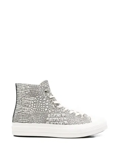 Converse Chuck Taylor All Star Lizard-effect Sneakers In White