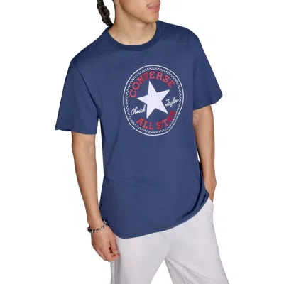 Converse Chuck Taylor All Star Logo T-shirt In Blue