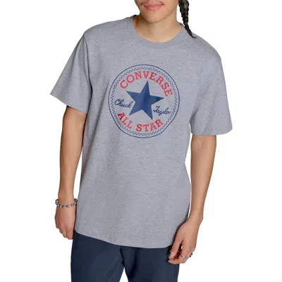 Converse Chuck Taylor All Star Logo T-shirt In Gray