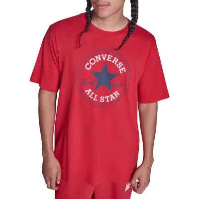 Converse Chuck Taylor All Star Logo T-shirt In Red