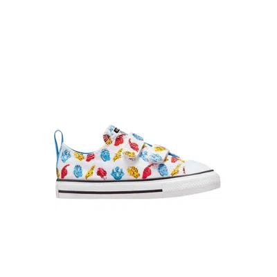 Pre-owned Converse Chuck Taylor All Star Low Easy-on Td 'dino Daze' | White | Infant Size 6