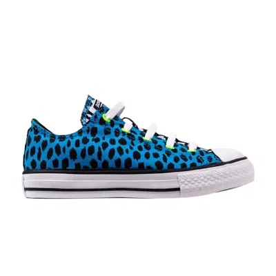 Pre-owned Converse Chuck Taylor All Star Low Gs 'blue Leopard' | Kid's Size 5.5