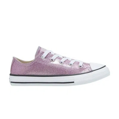 Pre-owned Converse Chuck Taylor All Star Low Gs 'coated Glitter' | Pink | Kid's Size 4