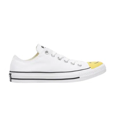 Pre-owned Converse Chuck Taylor All Star Low Gs 'smiley Face - White' | Kid's Size 5