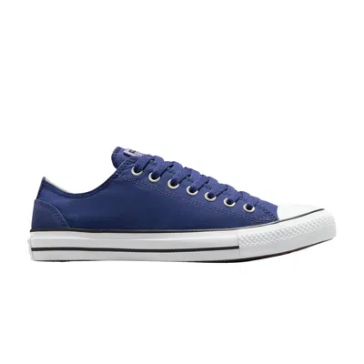 Pre-owned Converse Chuck Taylor All Star Low 'polyester & Suede - Fresh Blueberry' | Men's Size 4