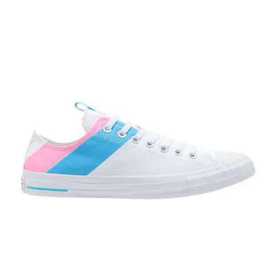Pre-owned Converse Chuck Taylor All Star Low 'pride - Blue Pink' In White