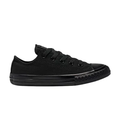 Pre-owned Converse Chuck Taylor All Star Low Ps 'black Monochrome' | Kid's Size 13