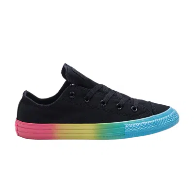 Pre-owned Converse Chuck Taylor All Star Low 'rainbow Sole' | Black | Men's Size 10