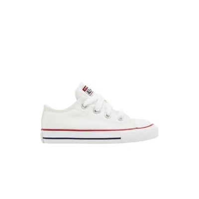 Pre-owned Converse Chuck Taylor All Star Low Td 'optical White' | Infant Size 5