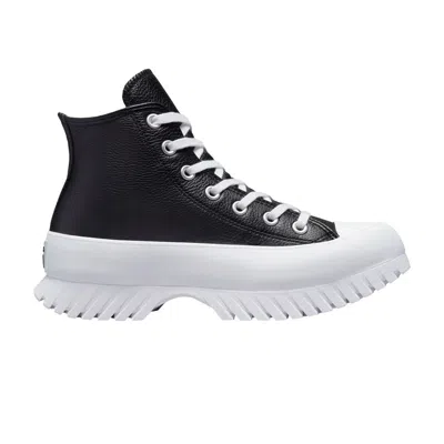 Pre-owned Converse Chuck Taylor All Star Lugged 2.0 Leather High 'black White'