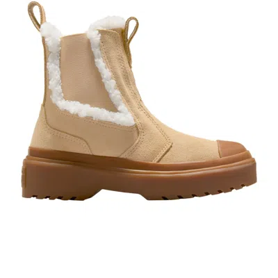 Pre-owned Converse Chuck Taylor All Star Lugged Chelsea Boot Ps 'warm Quarry' | Tan | Kid's Size 2