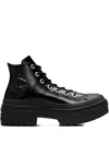 Converse Chuck Taylor All Star Lugged Heel Hi "black" Sneakers In Black
