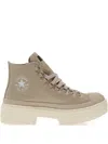Converse Chuck Taylor All Star Lugged-heel Platform Leather Boots In Multi