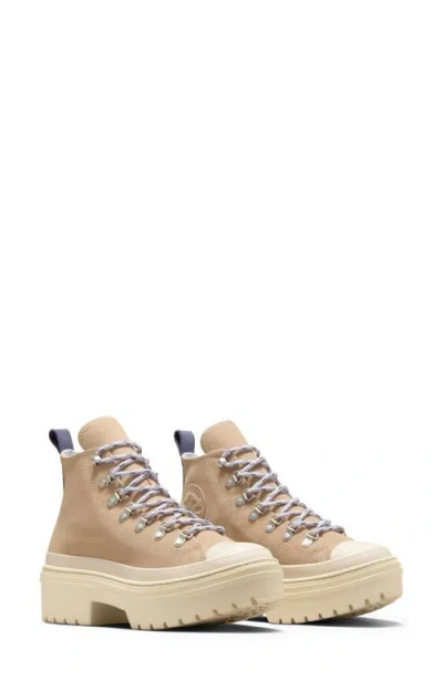 Converse Chuck Taylor All Star Lugged Heel Sneakers Warm Quarry/miso Glaze In Miso Glaze/ghost Town