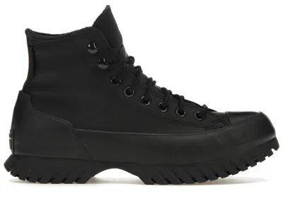 Pre-owned Converse Chuck Taylor All Star Lugged Winter 2.0 Hi Cold Fusion Sneakers In Black/bold Mandarin